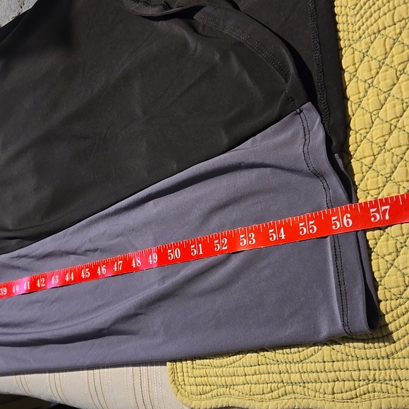 Love Squared Black & Gray Colorblock Sleeveless Tieback Maxi Dress Women size 2X - Picture 10 of 10